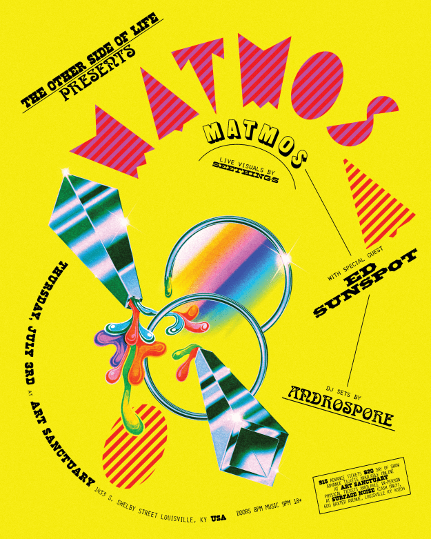 Matmos and Ed Sunspot at Art Sanctuary Thursday July 3rd