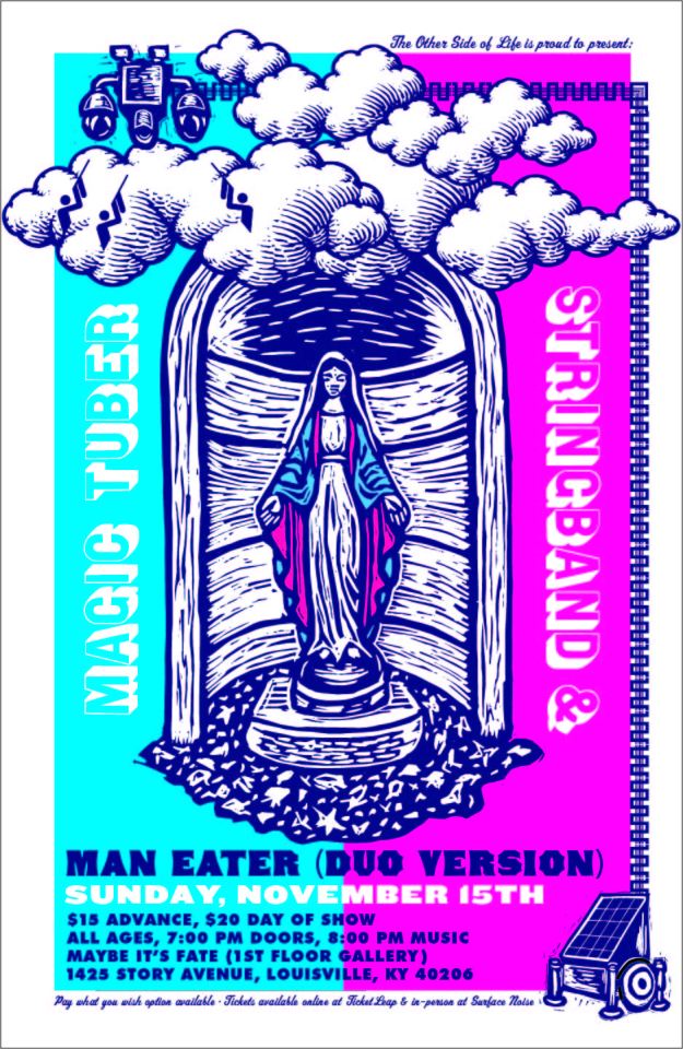 Magic Tuber Stringband and Man Eater (duo version) poster